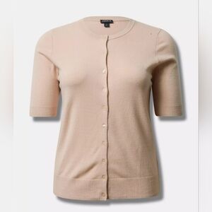 Torrid Cream Women's Cardigan Sweater
